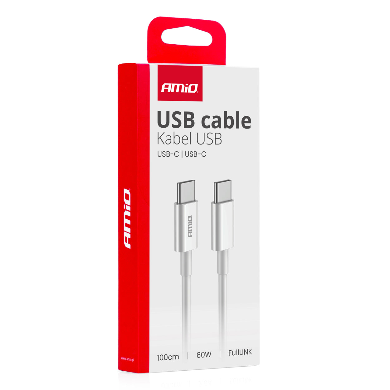 Kabllo për karikues USB-C në USB-C 60w - 100 cm