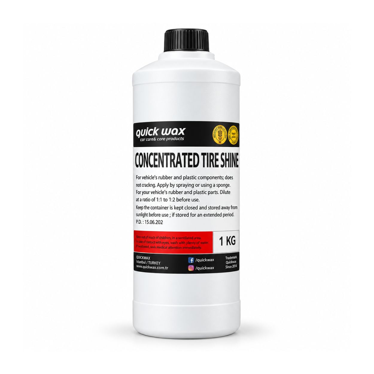Koncentrat për shkëlqimin e gomave Quickwax - 1 KG