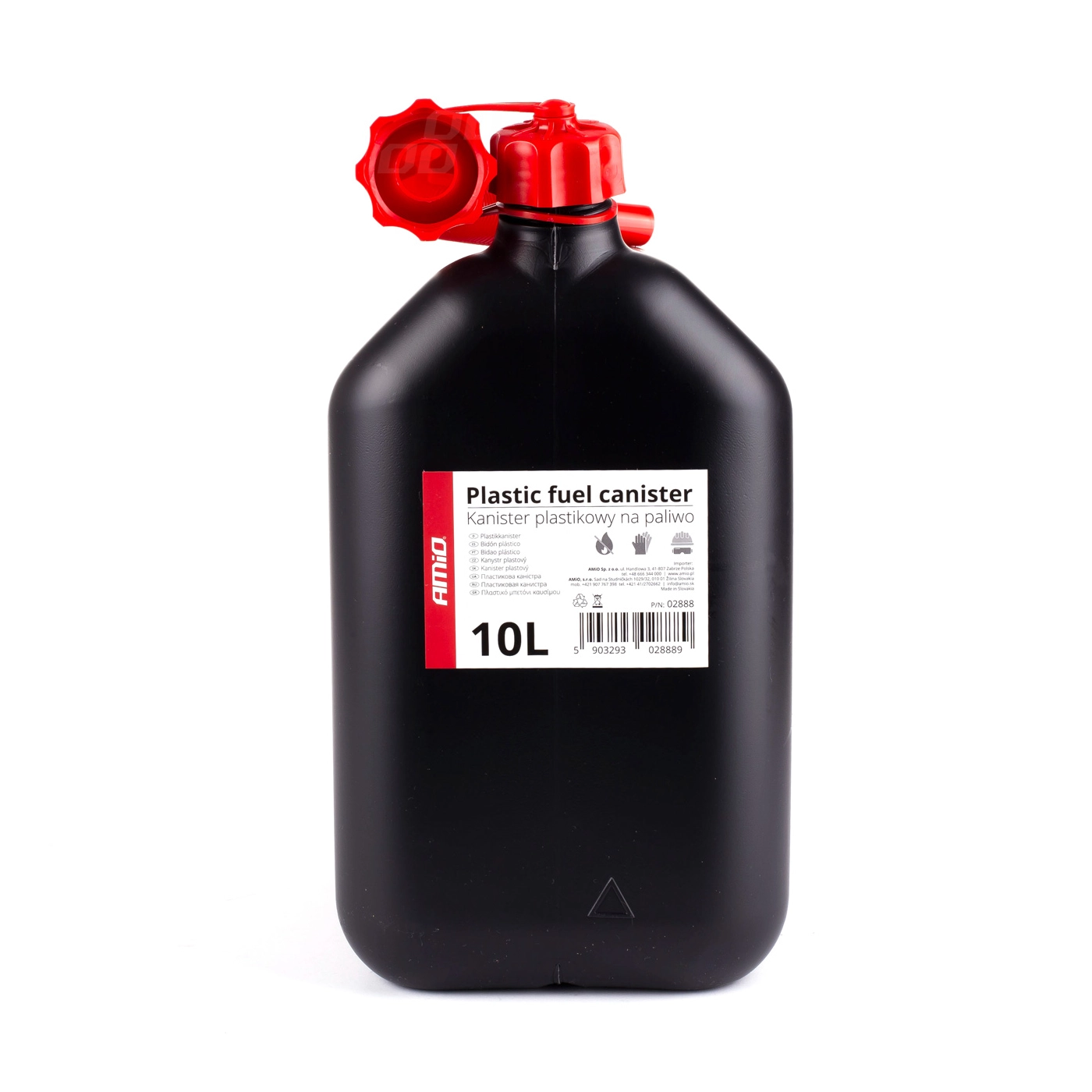 Bidon plastik për karburant 10L, i zi - Image 2